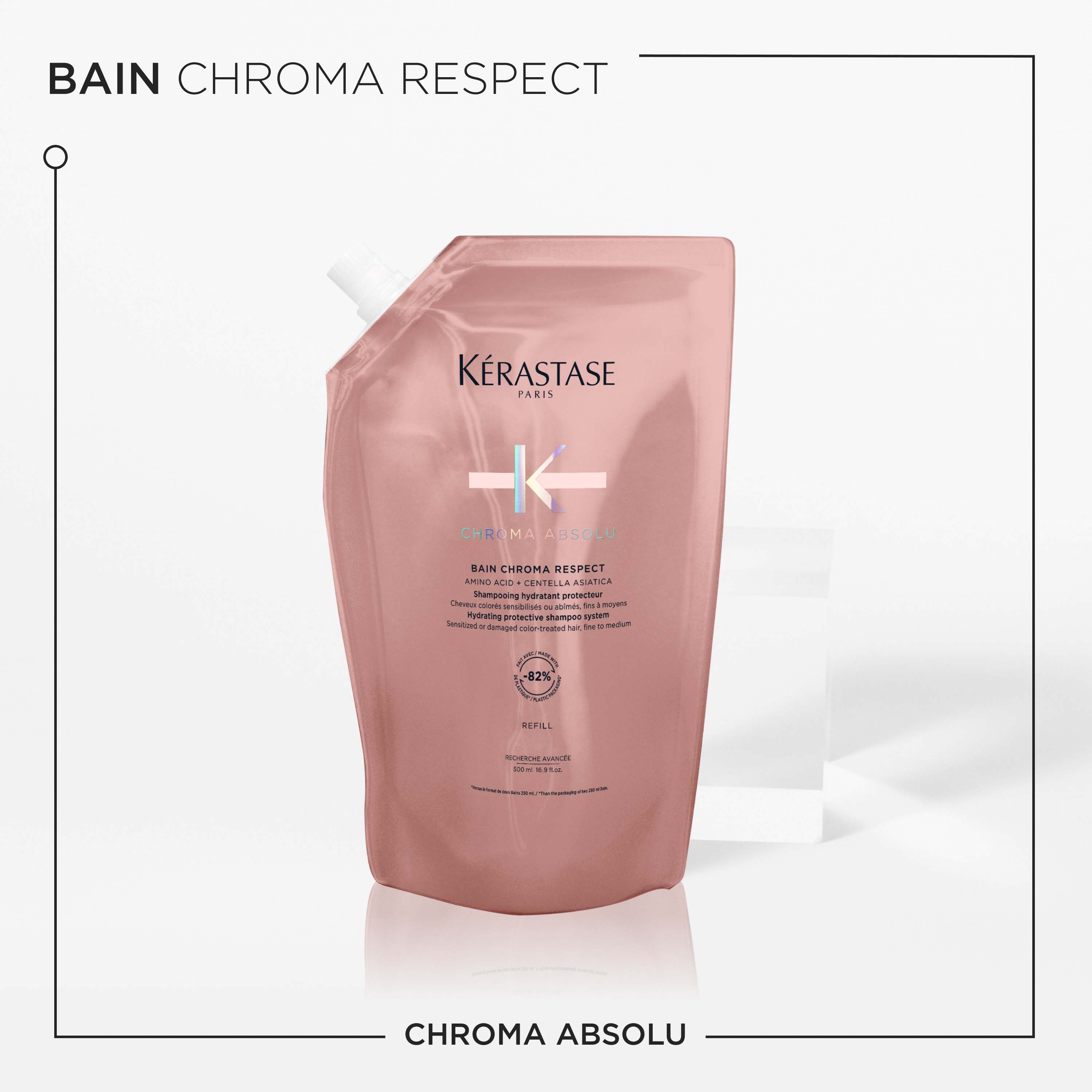 Kérastase Chroma Absolu Bain Chroma Respect Refill 500 ml (obrázok 3)