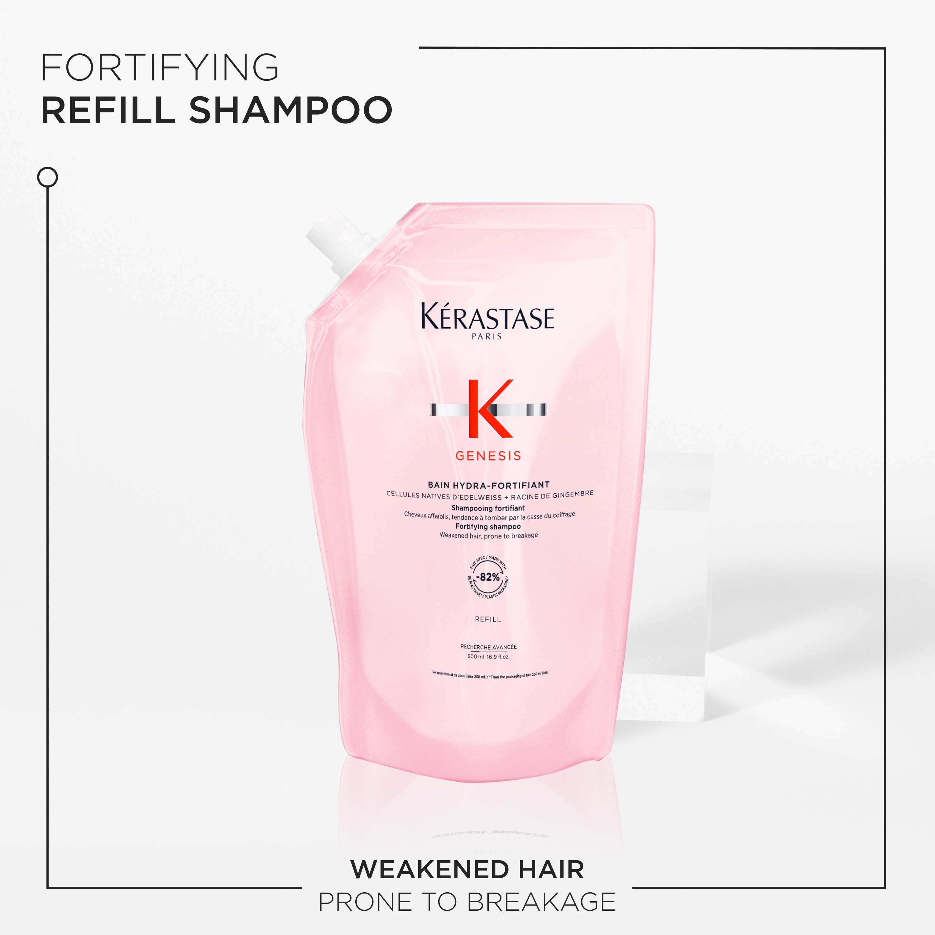 Kérastase Genesis Bain Hydra-Fortifiant Shampoo Refill 500 ml (obrázok 3)
