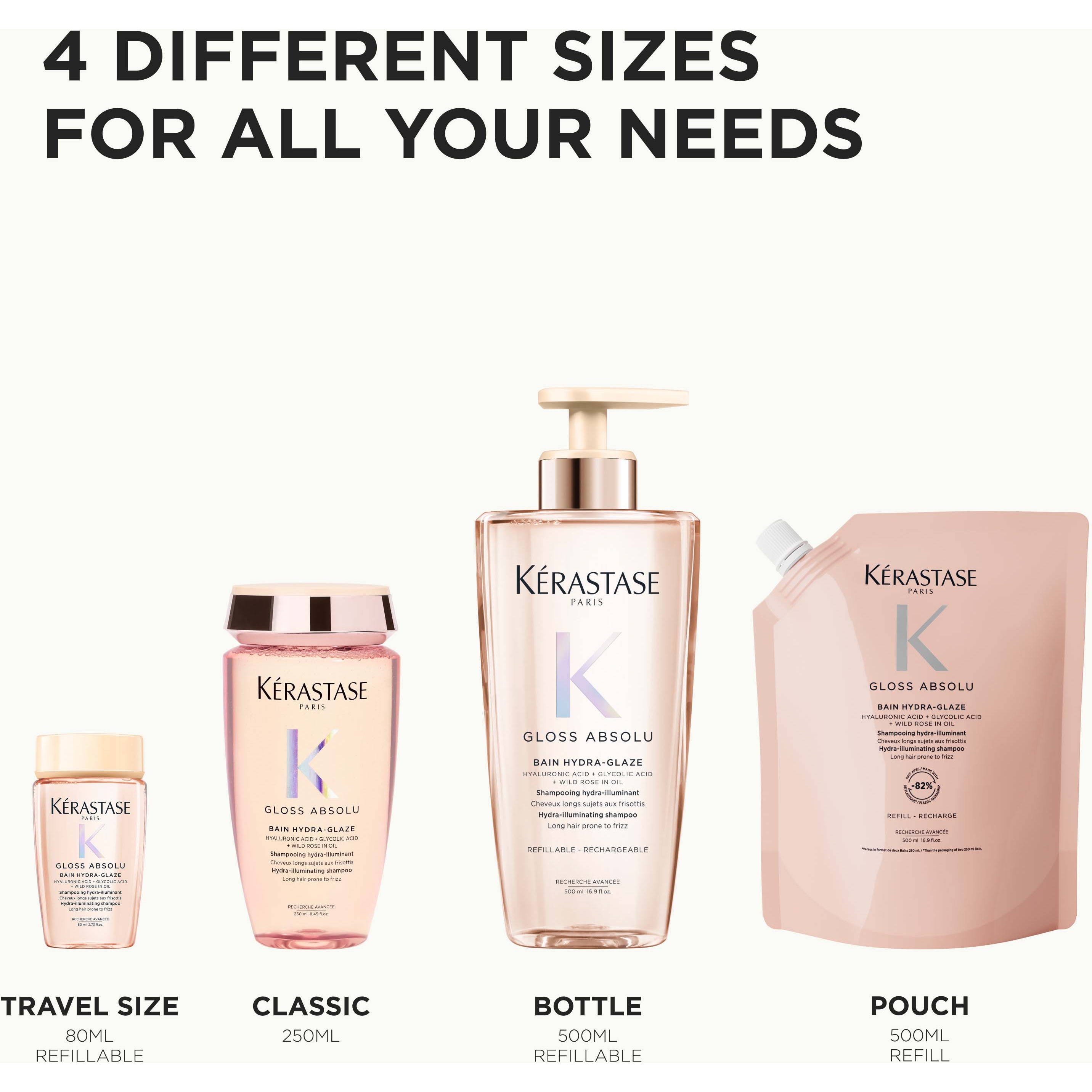 Kérastase Gloss Absolu   Bain Hydra-Glaze Shampoo Refill 500 ml (zdjęcie 7)