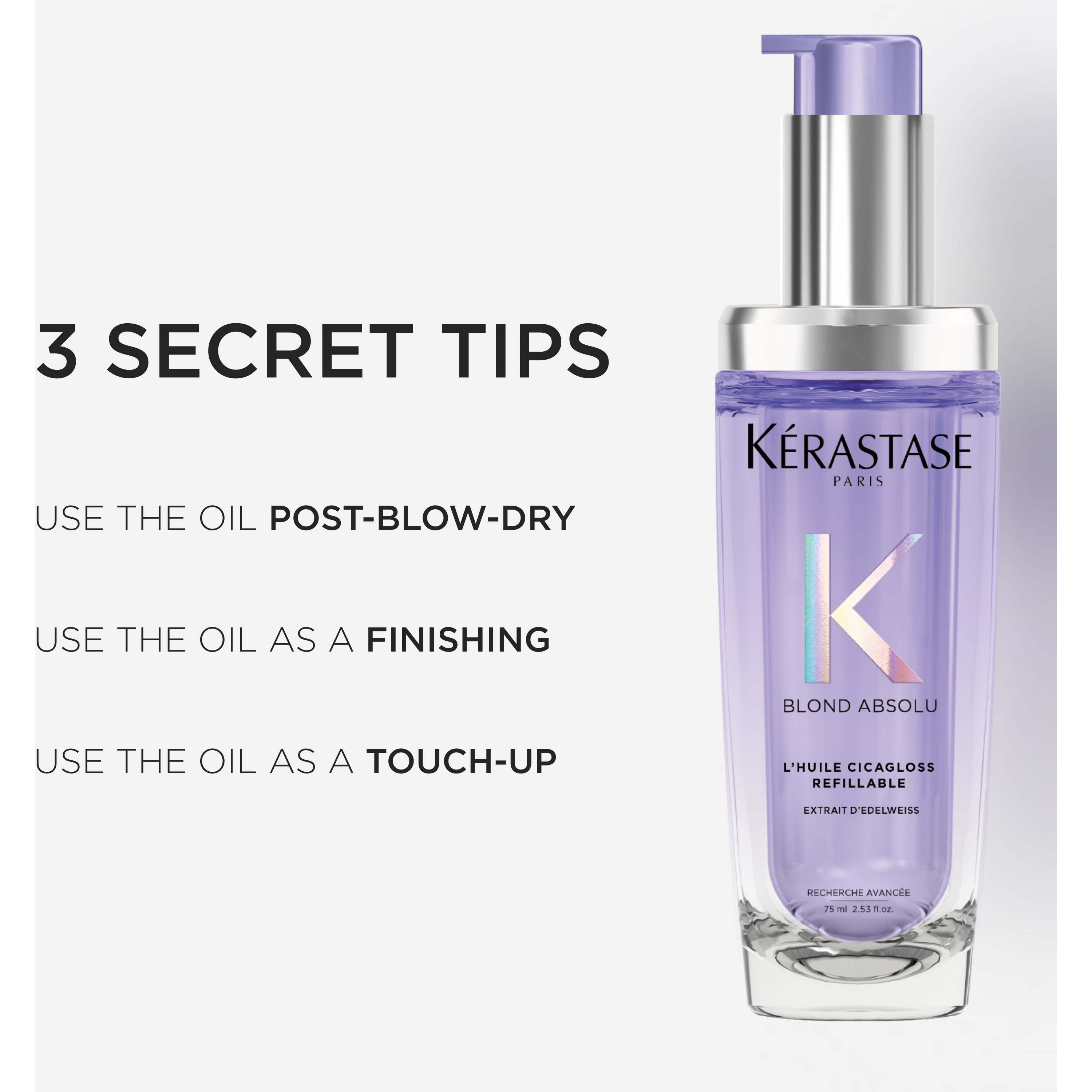 Kérastase Blond Absolu Blond Absolu L´Huile Cicagloss Hair Oil Refill (obrázok 8)