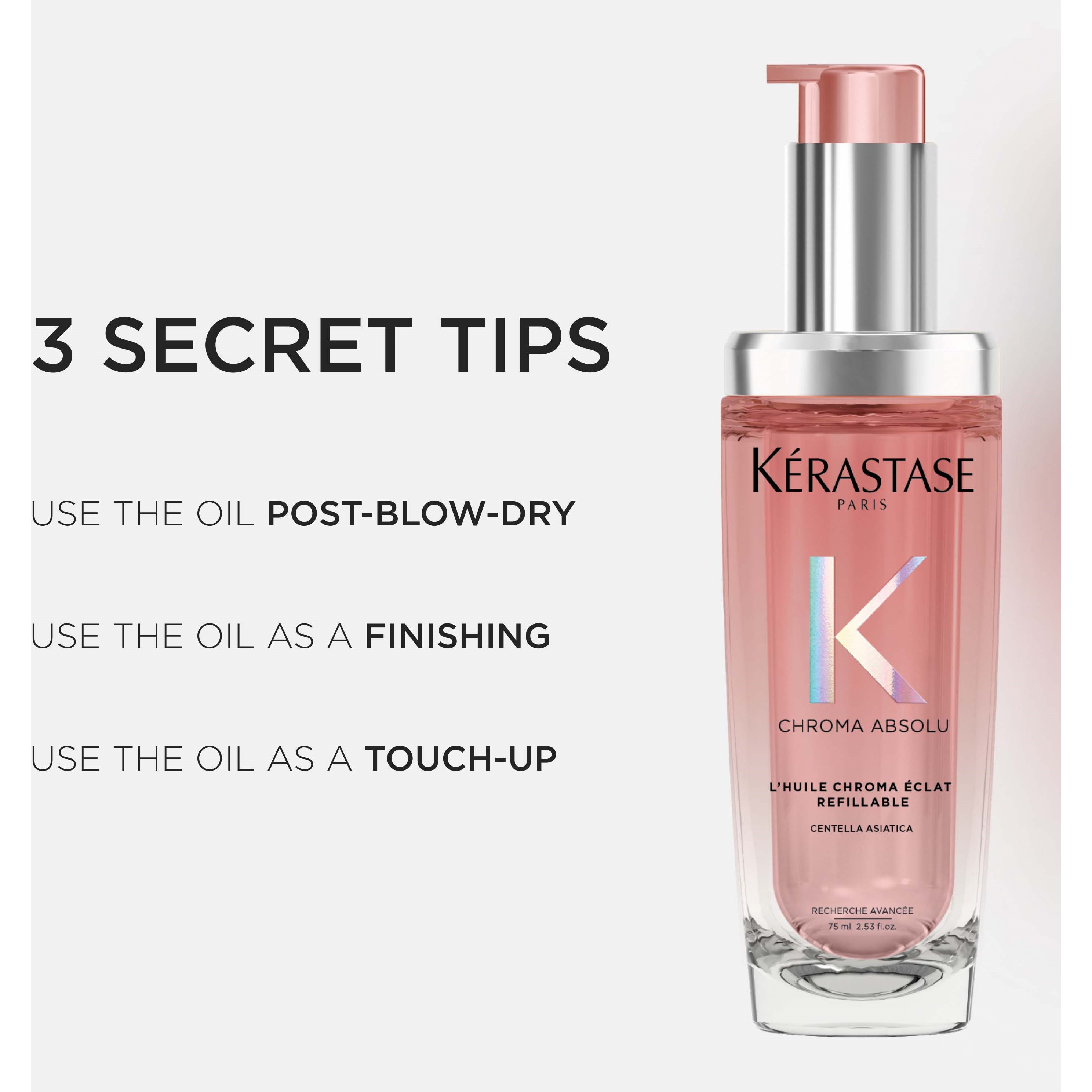 Kérastase Chroma Absolu Chroma Éclat Hair Oil 75 ml (obrázok 7)