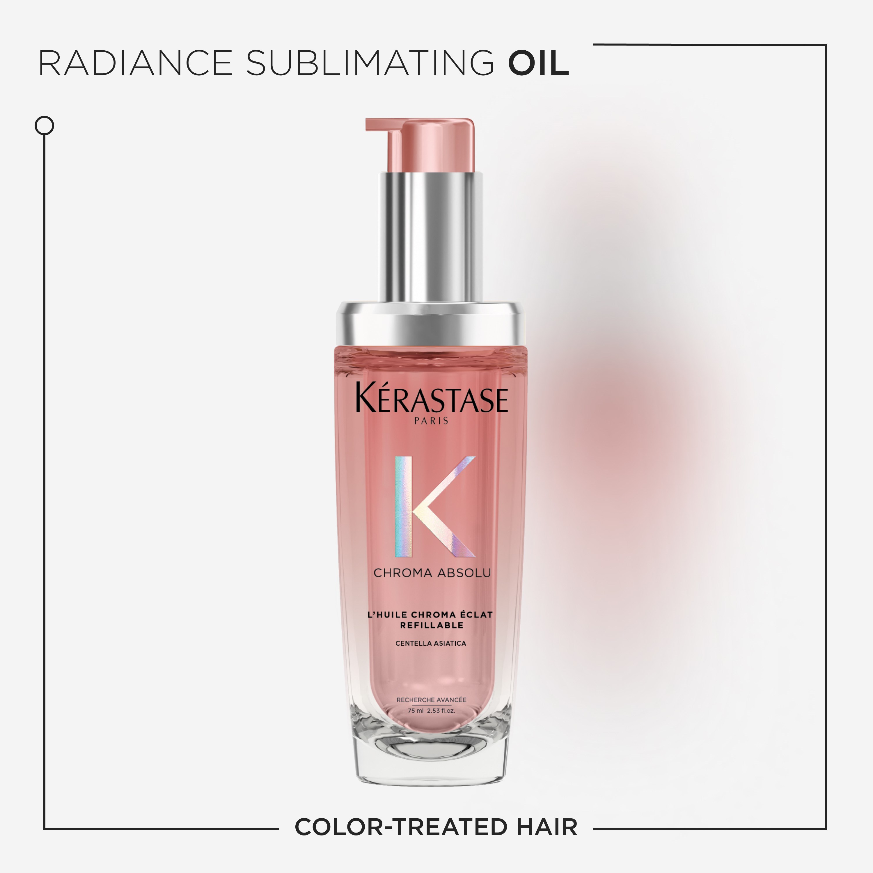 Alternativ bild 1 för Kérastase Chroma Absolu Chroma Éclat Refillable Hair Oil 75 ml