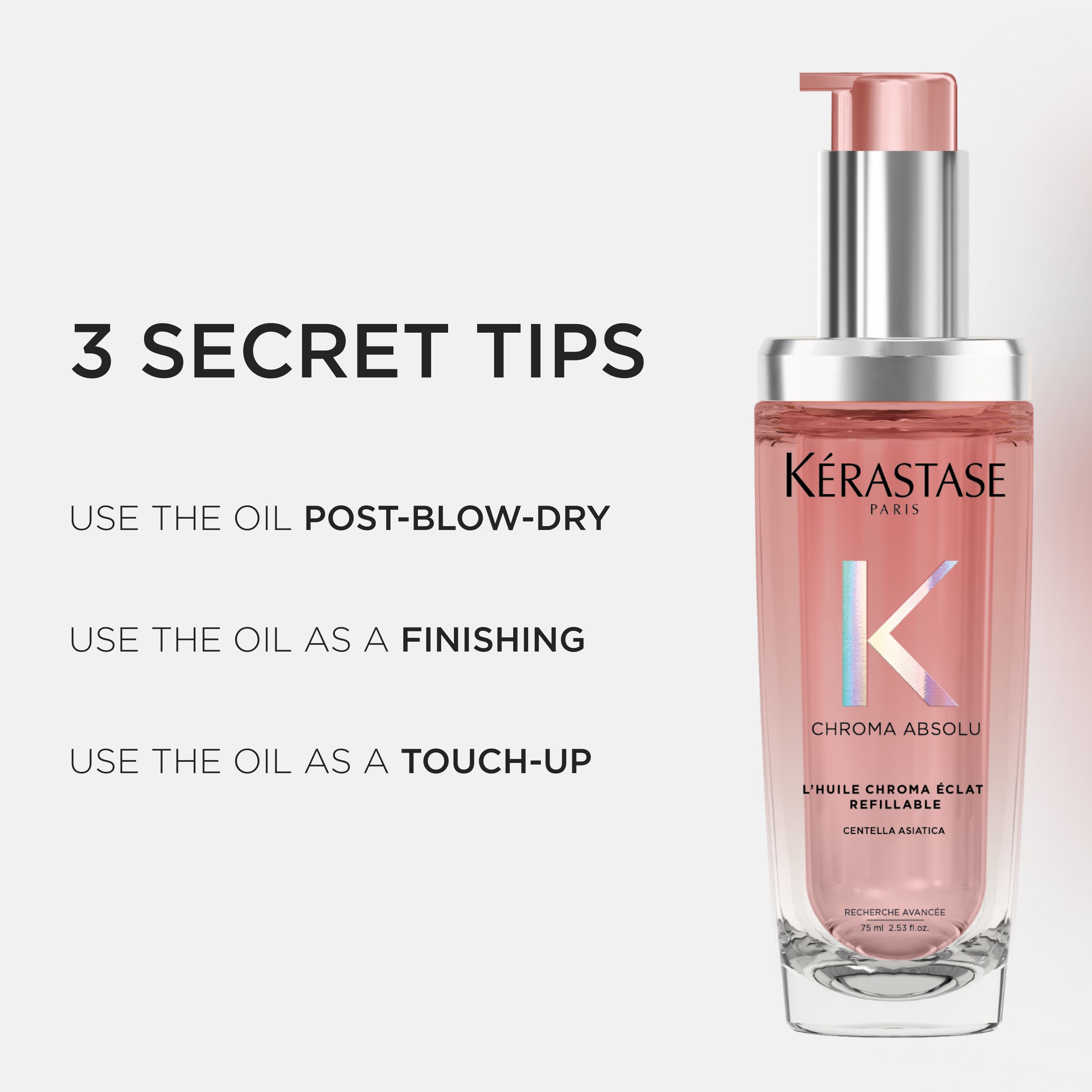 Kérastase Chroma Absolu Chroma Éclat Refillable Hair Oil 75 ml (obrázok 6)