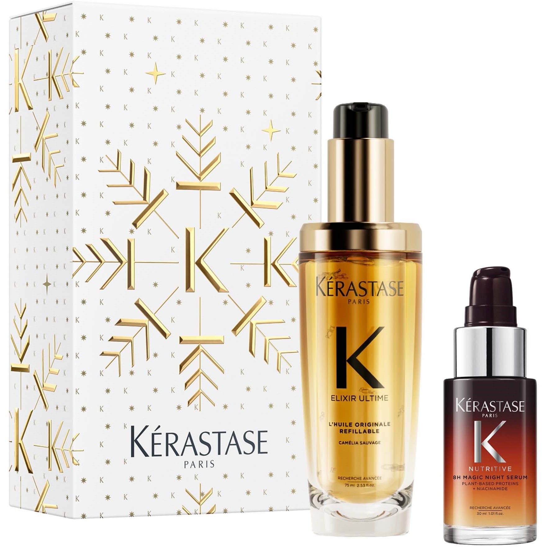 Kérastase Elixir Ultime Huiles Originale + 8H Magic Serum Holiday Set