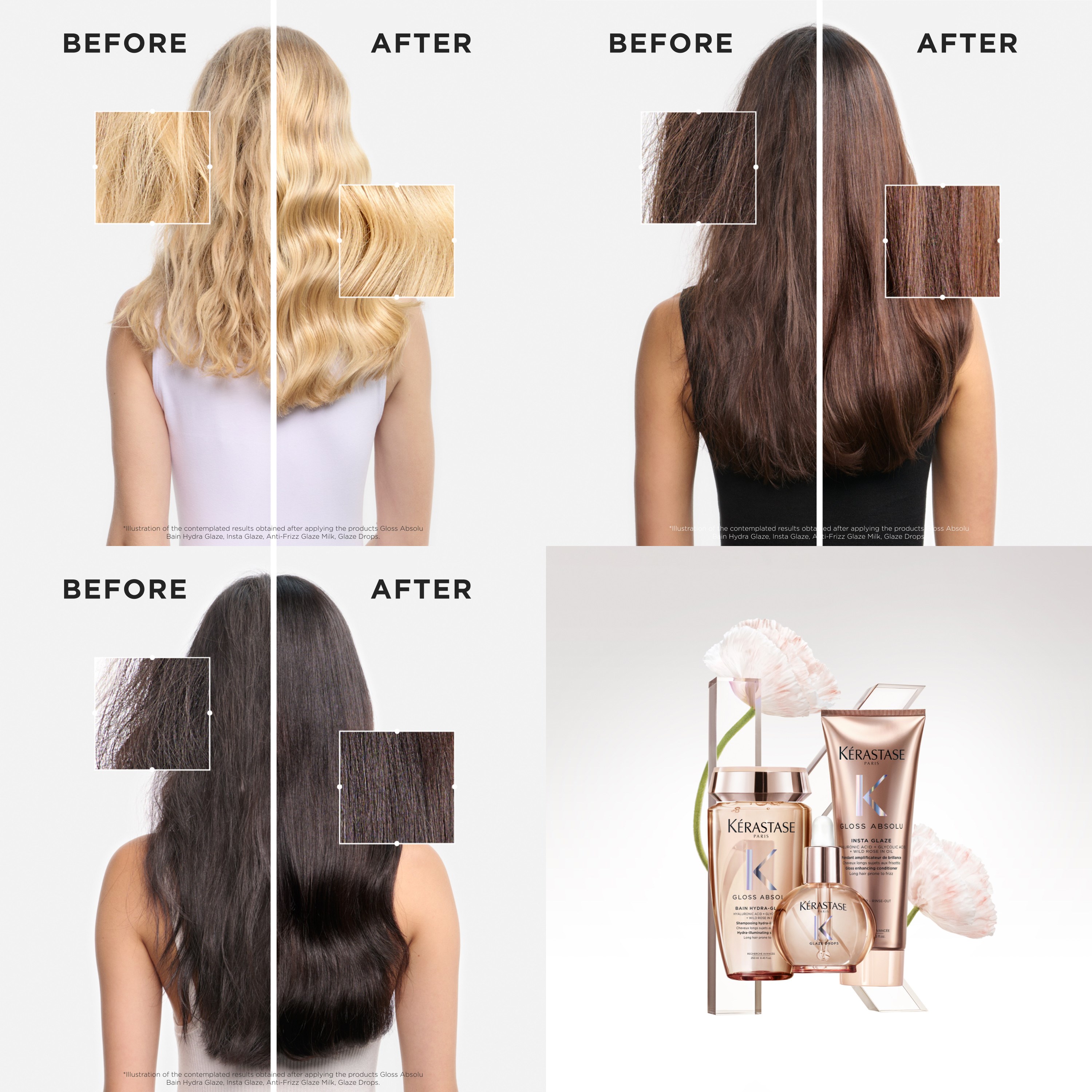 Kérastase Gloss Absolu Glaze Drops Hair Oil 45 ml (obrázok 5)