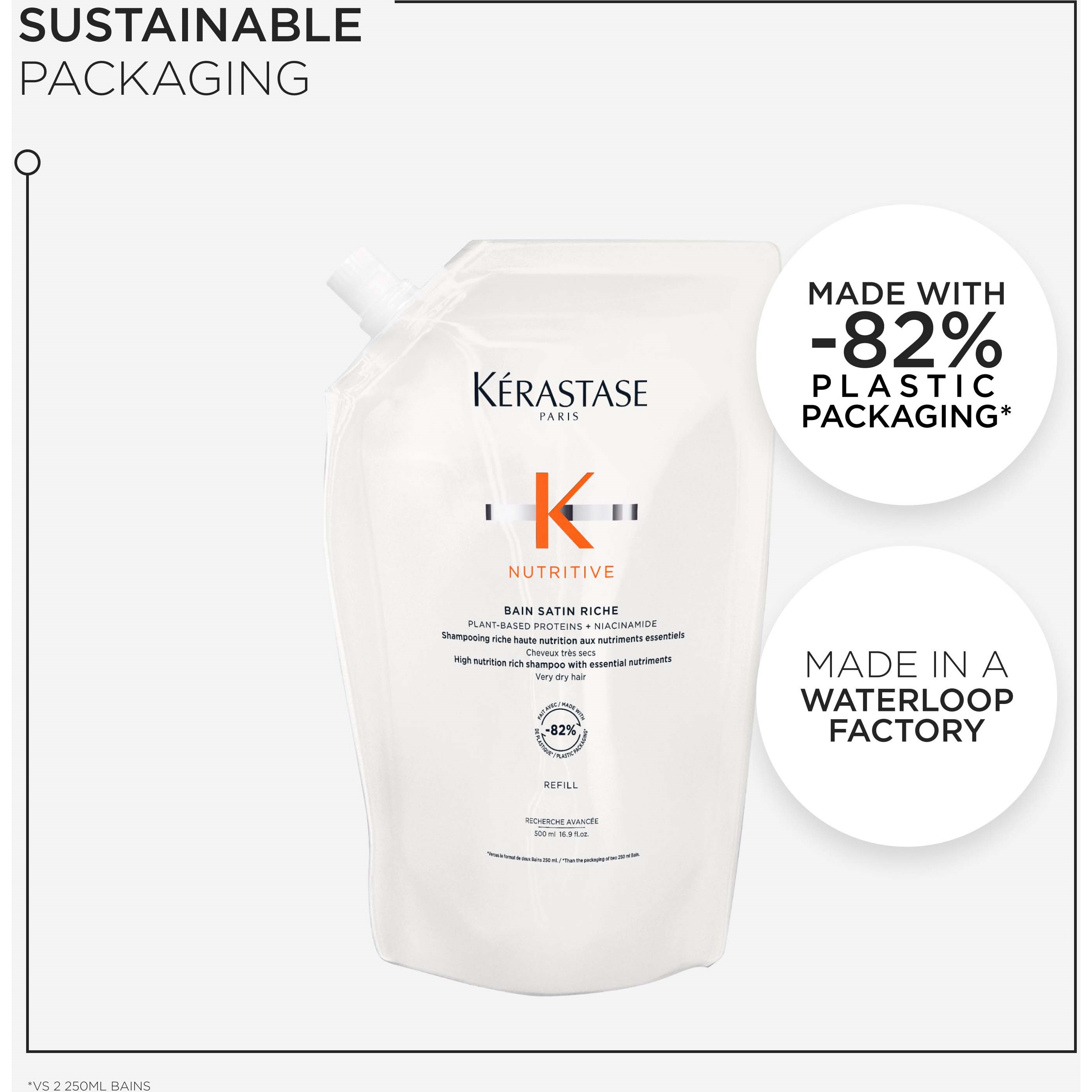 Kérastase Nutritive Nutritive Bain Riche Shampoo Refill 500 ml (obrázok 7)