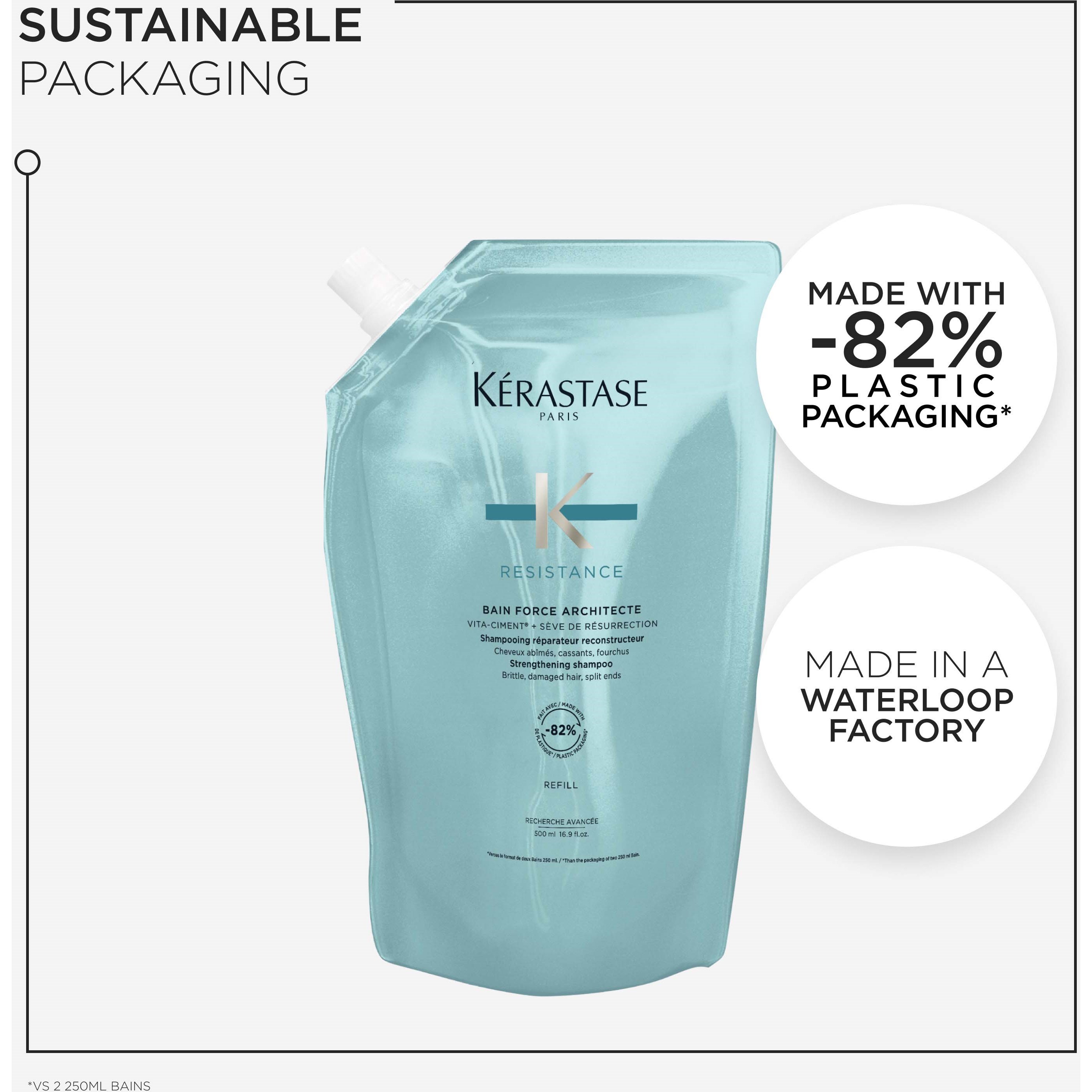 Kérastase Resistance Resistance Bain Force Architecte Shampoo Refill 5 (obrázok 7)