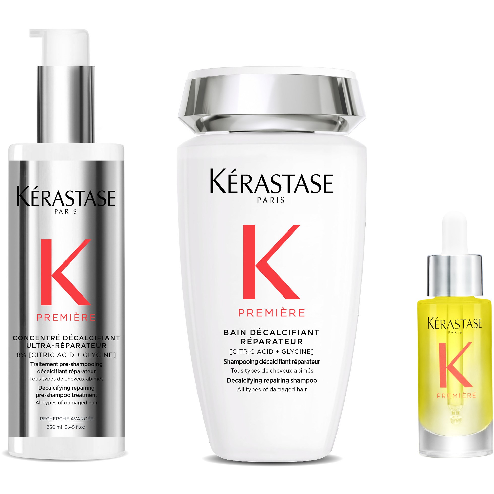 Kérastase Pre-shampoo, Bain, Huille