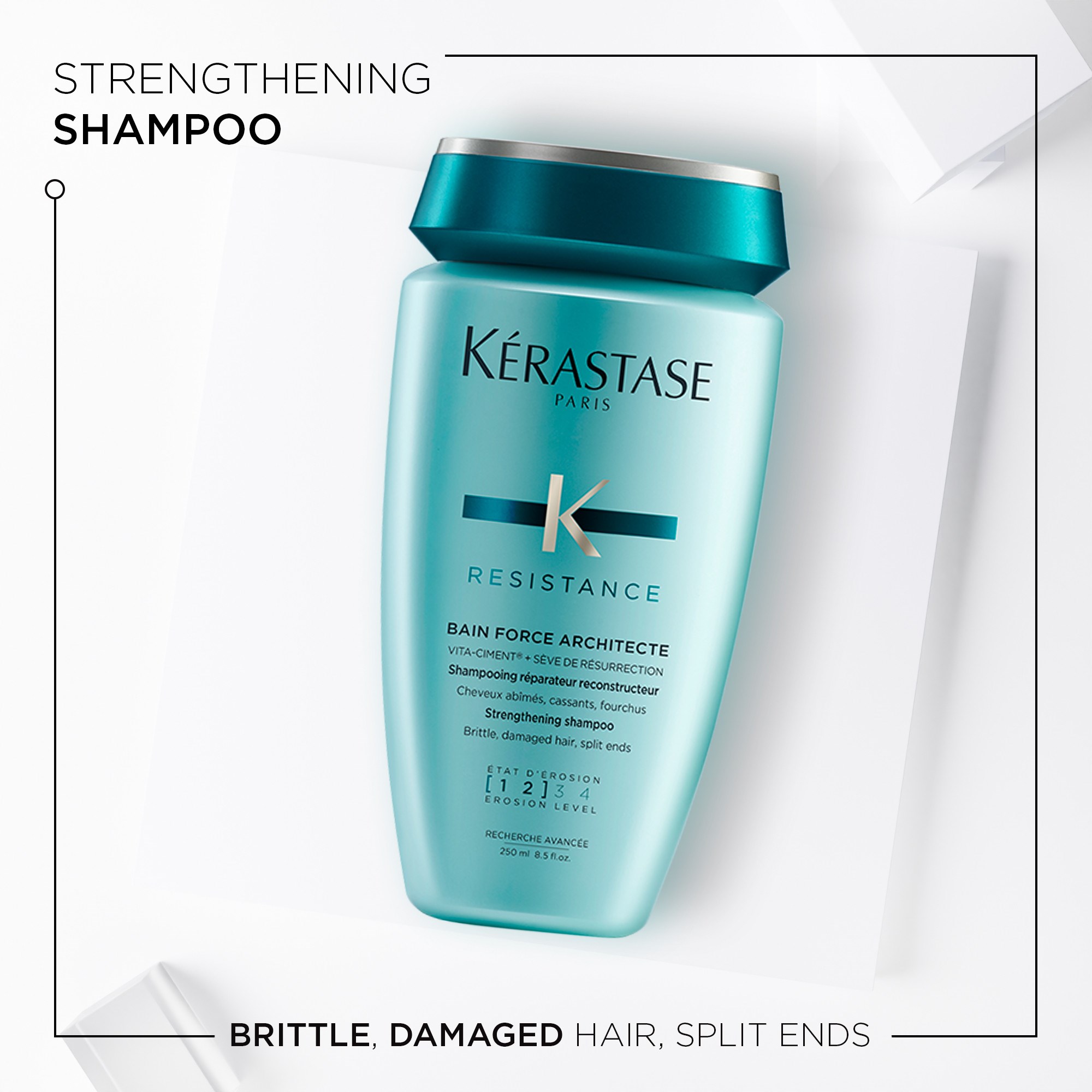 Kérastase Resistance Bain Force Architecte Szampon do włosów 250 ml (obrázok 3)