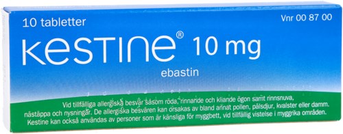 Kestine filmdragerad tablett 10mg