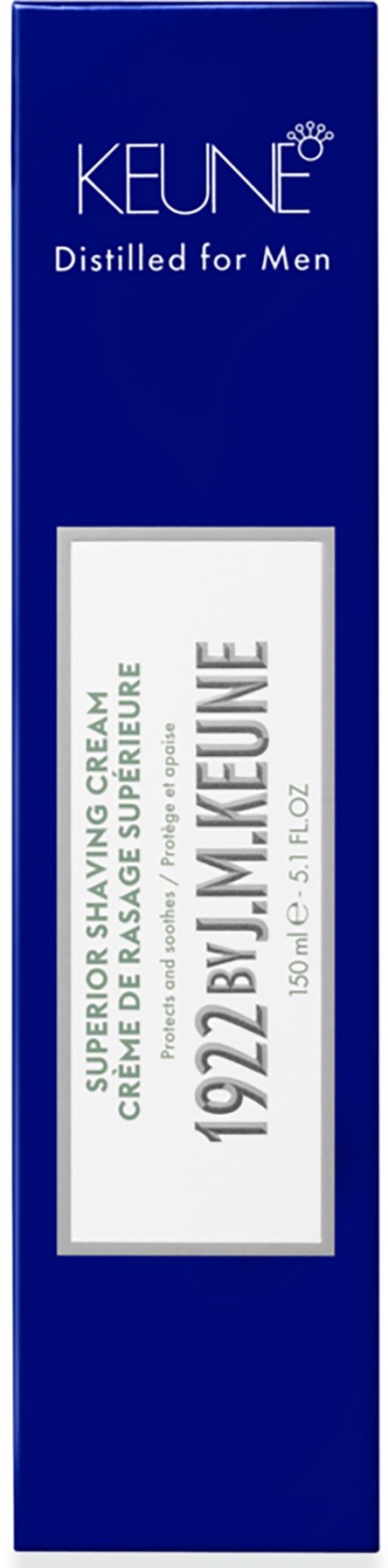 A blue box with white label, text about men's skincare cream, brand KelNe, and product details.