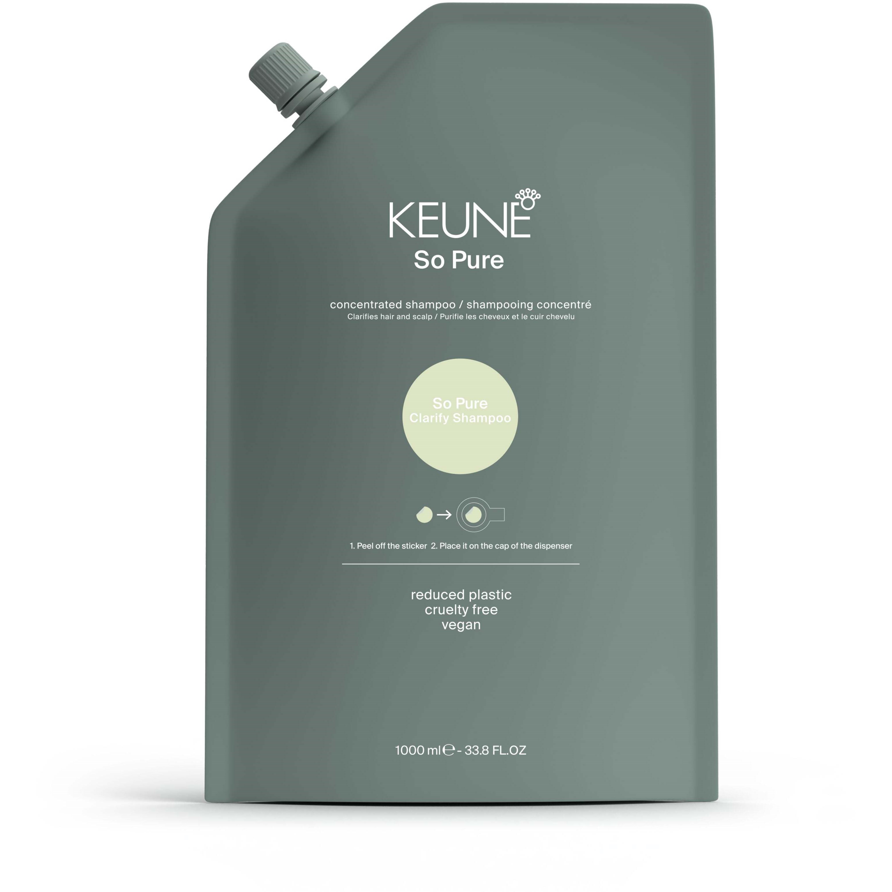 Läs mer om Keune So Pure Clarify Shampoo Refill 1000 ml