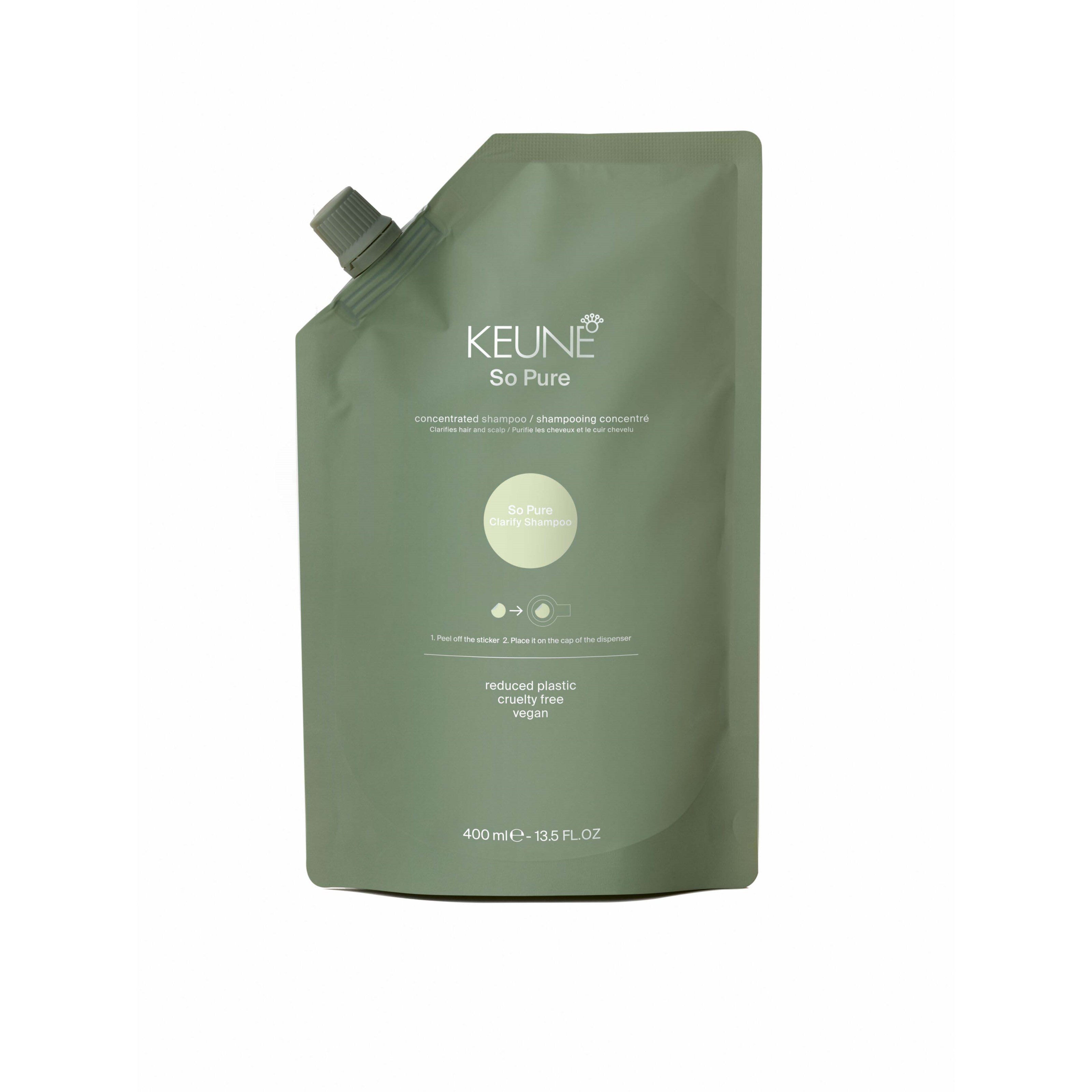 Läs mer om Keune So Pure Clarify Shampoo Refill 400 ml