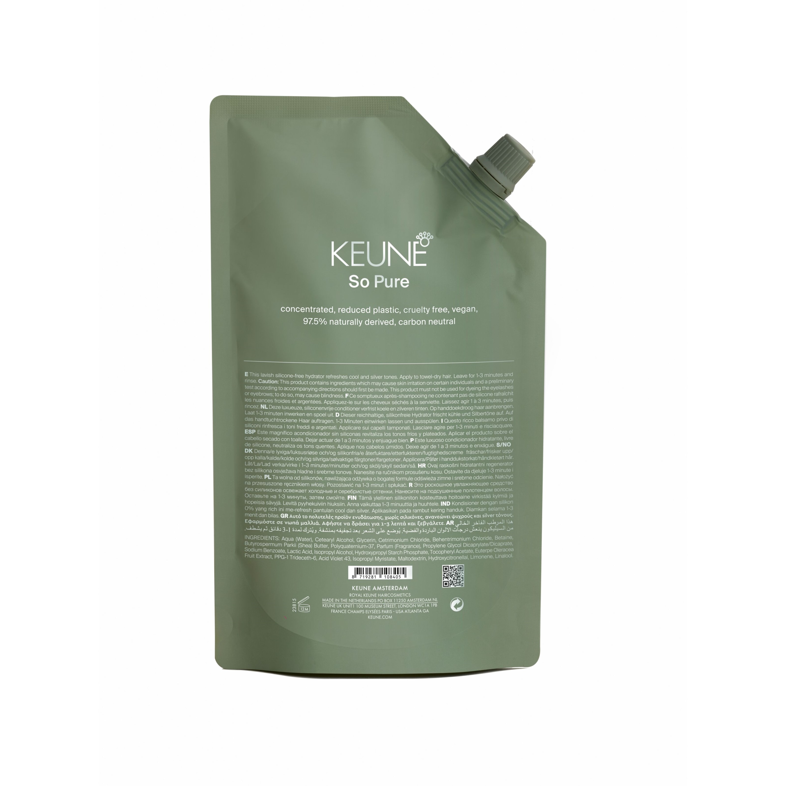 Läs mer om Keune So Pure Cool Cond. Refill 1000 ml
