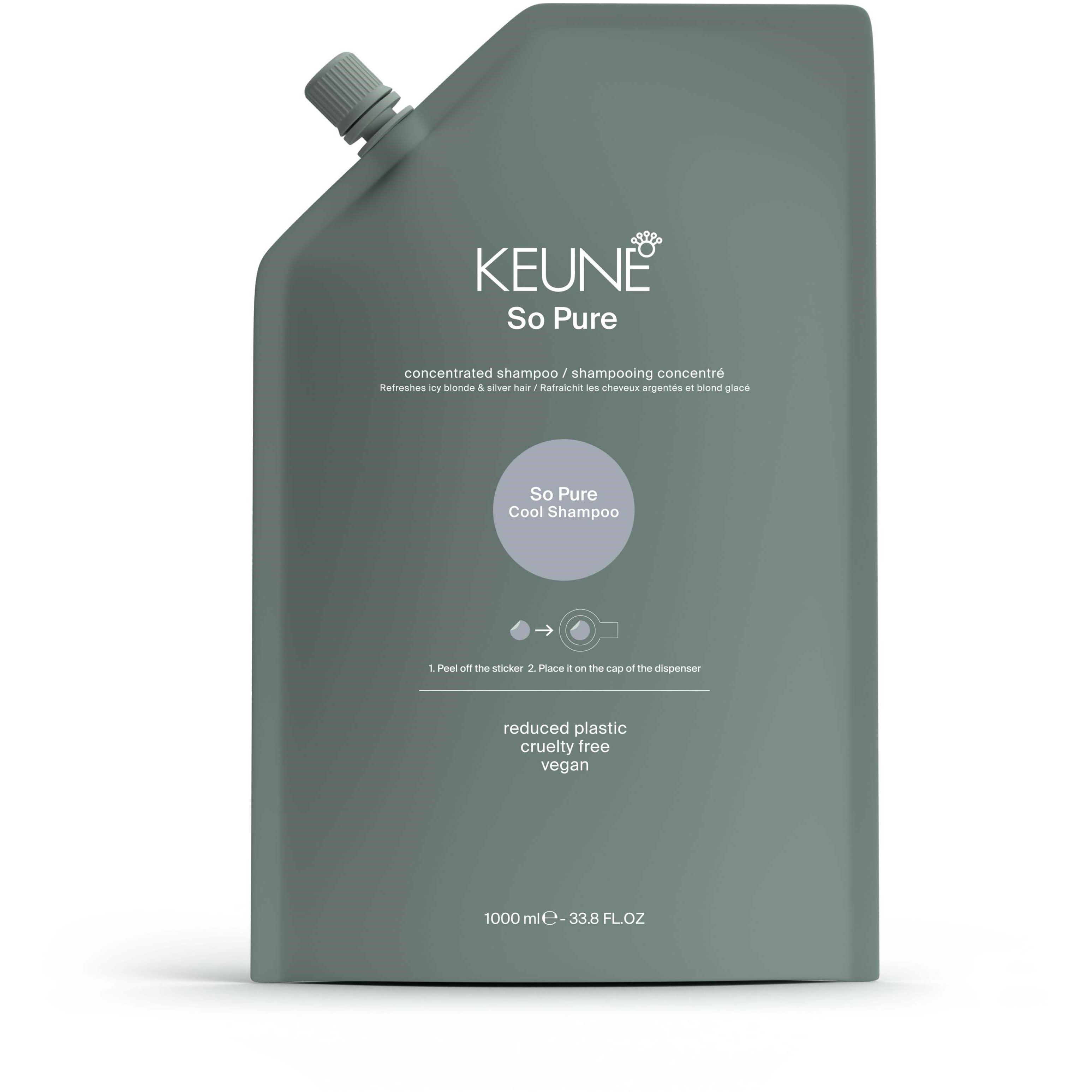 Läs mer om Keune So Pure Cool Shampoo Refill 1000 ml