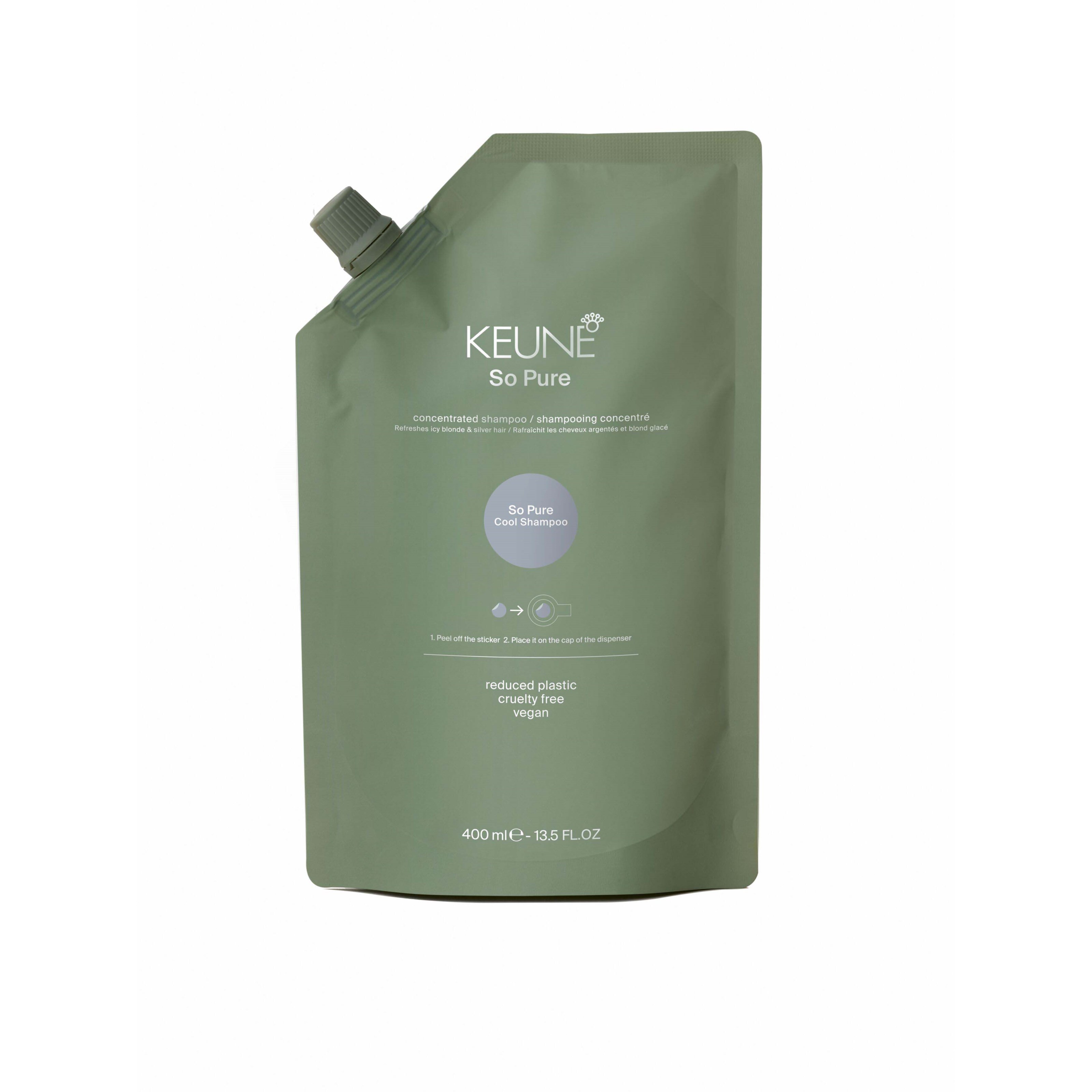Läs mer om Keune So Pure Cool Shampoo Refill 400 ml