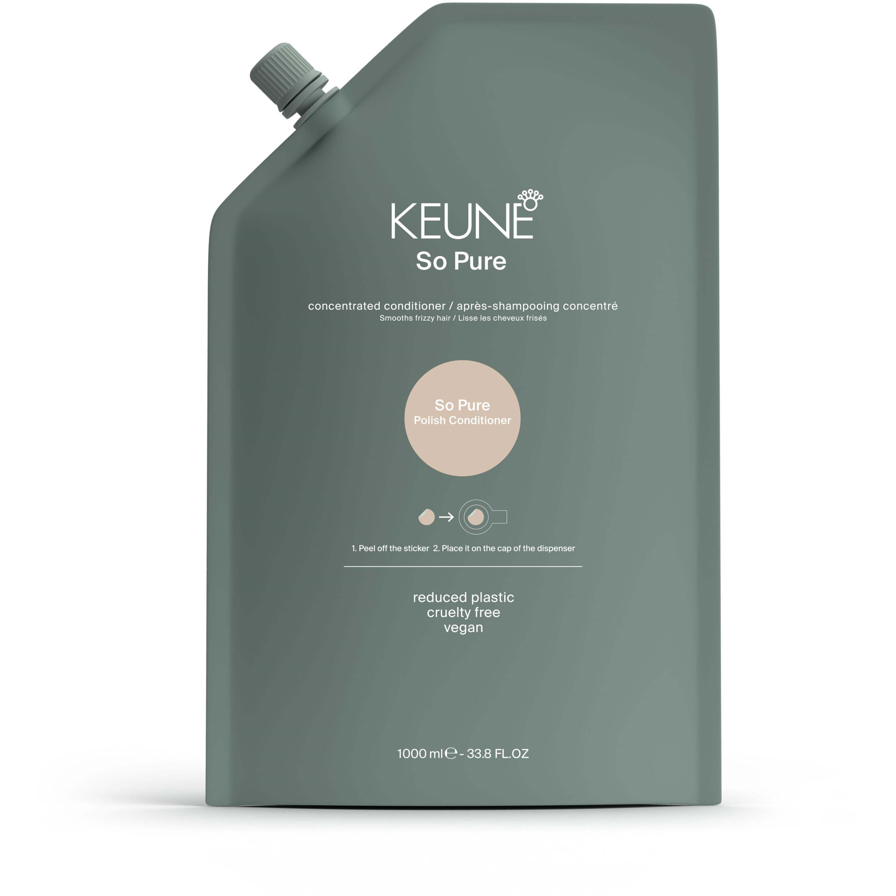 Läs mer om Keune So Pure Polish Cond. Refill 1000 ml