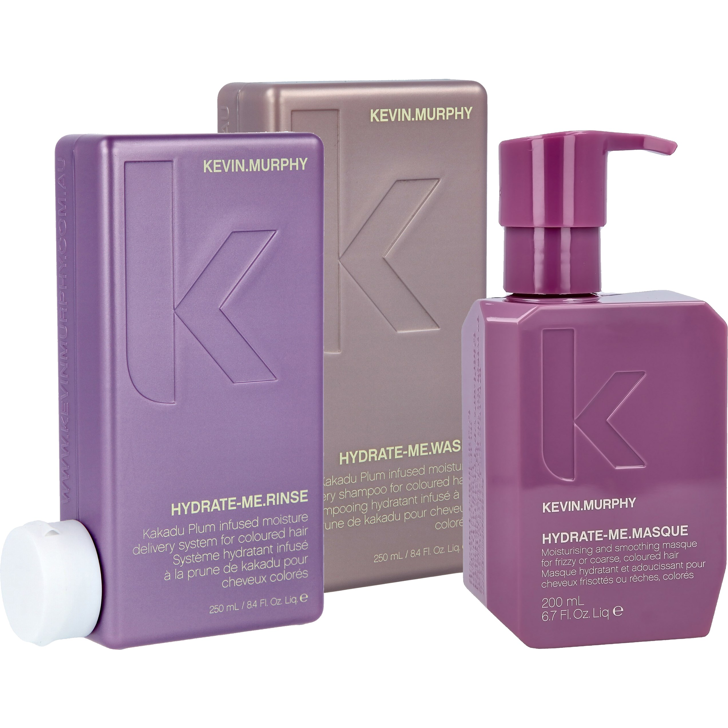 Kevin Murphy Hydrate Me Bundle Wash 250 ml & Rinse 250 ml & Masqu