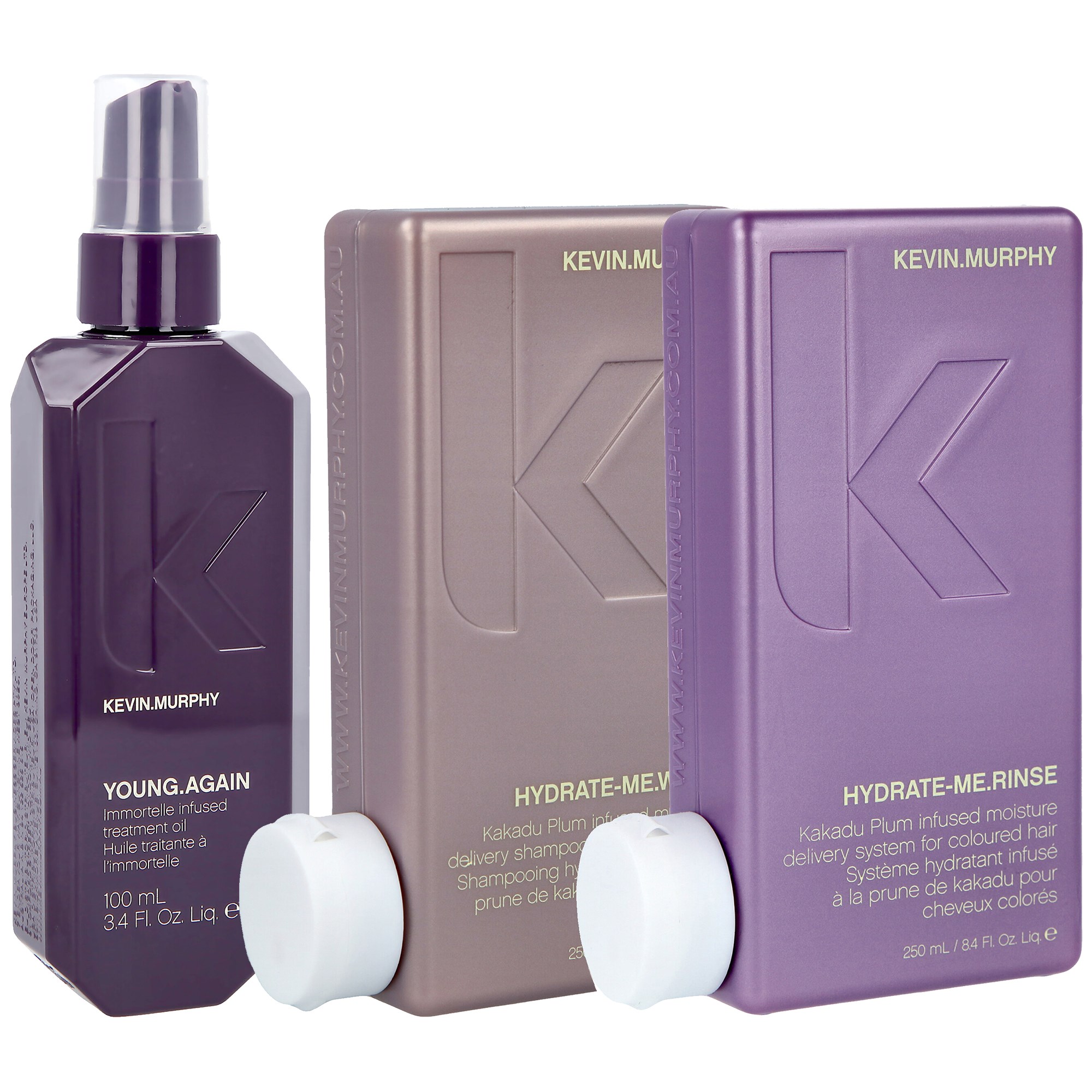 Kevin Murphy Hydrate Me Bundle Wash 250 ml & Rinse 250 ml & Oil 1