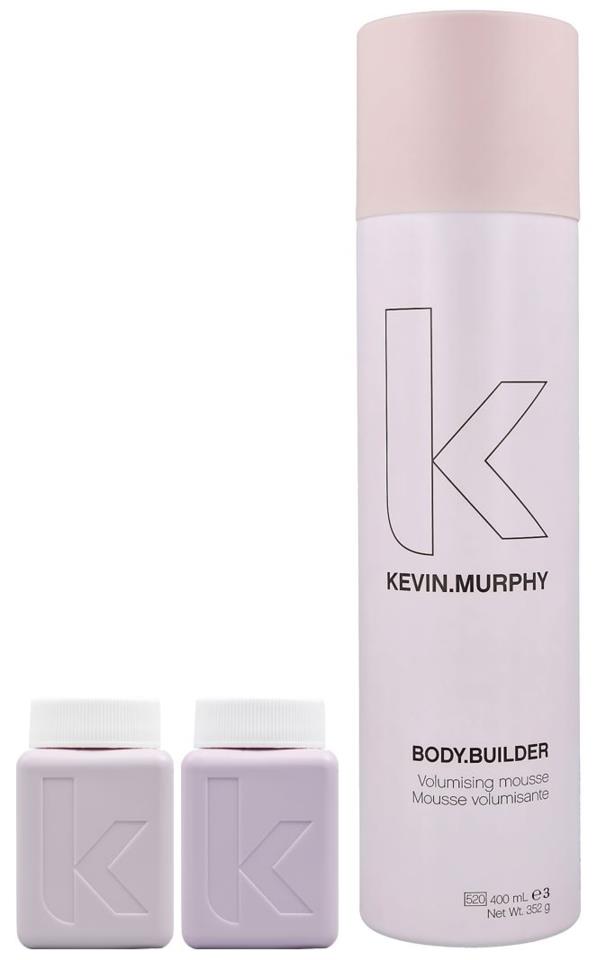 Kevin Murphy Hydrate-Me Wash Shampoo & Conditioner + Body Builder Volumising mousse