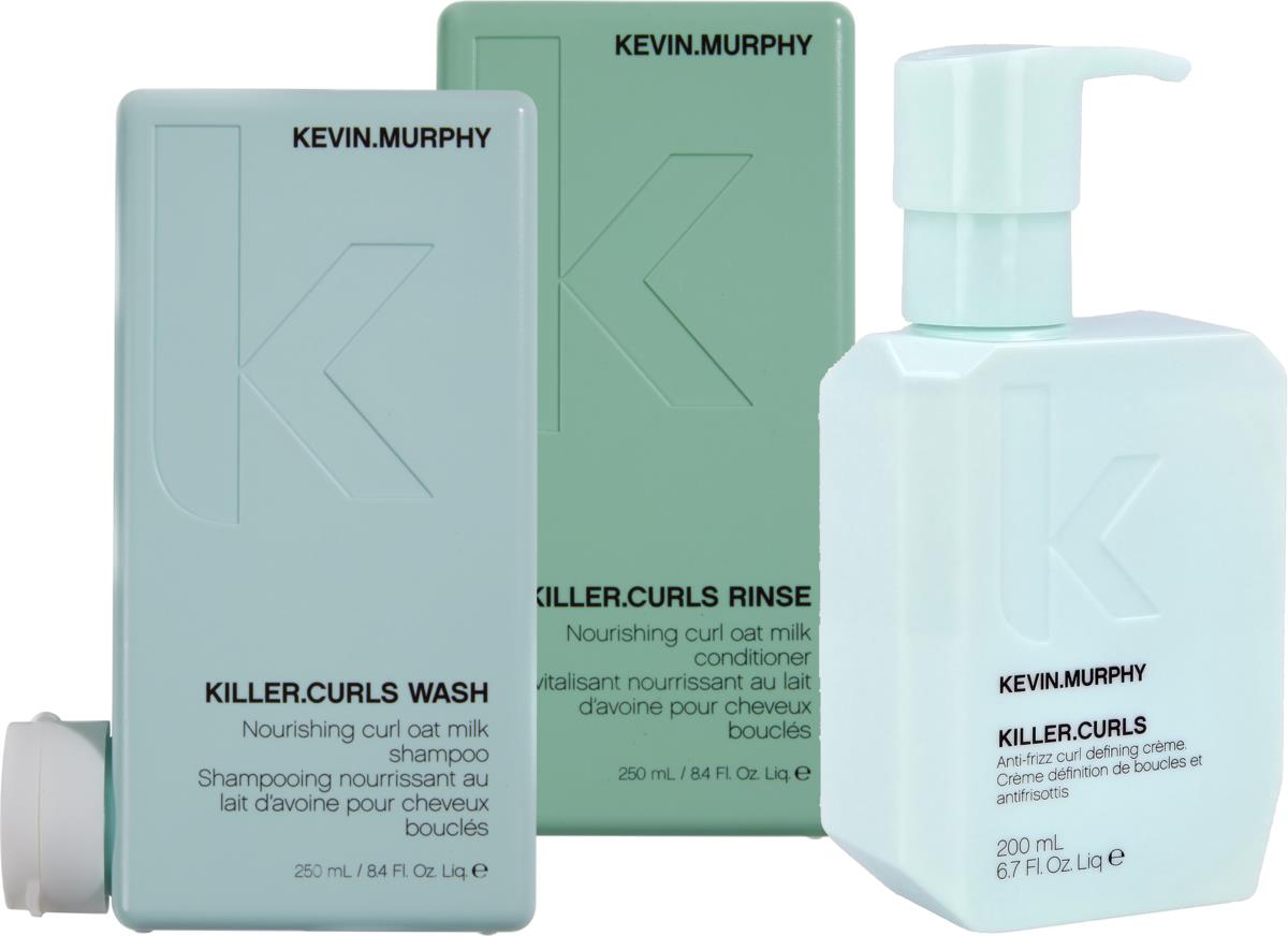 Kevin Murphy Killer Curls Bundle Wash 250 ml & Rinse 250 ml & Anti-frizz Creme 200 ml