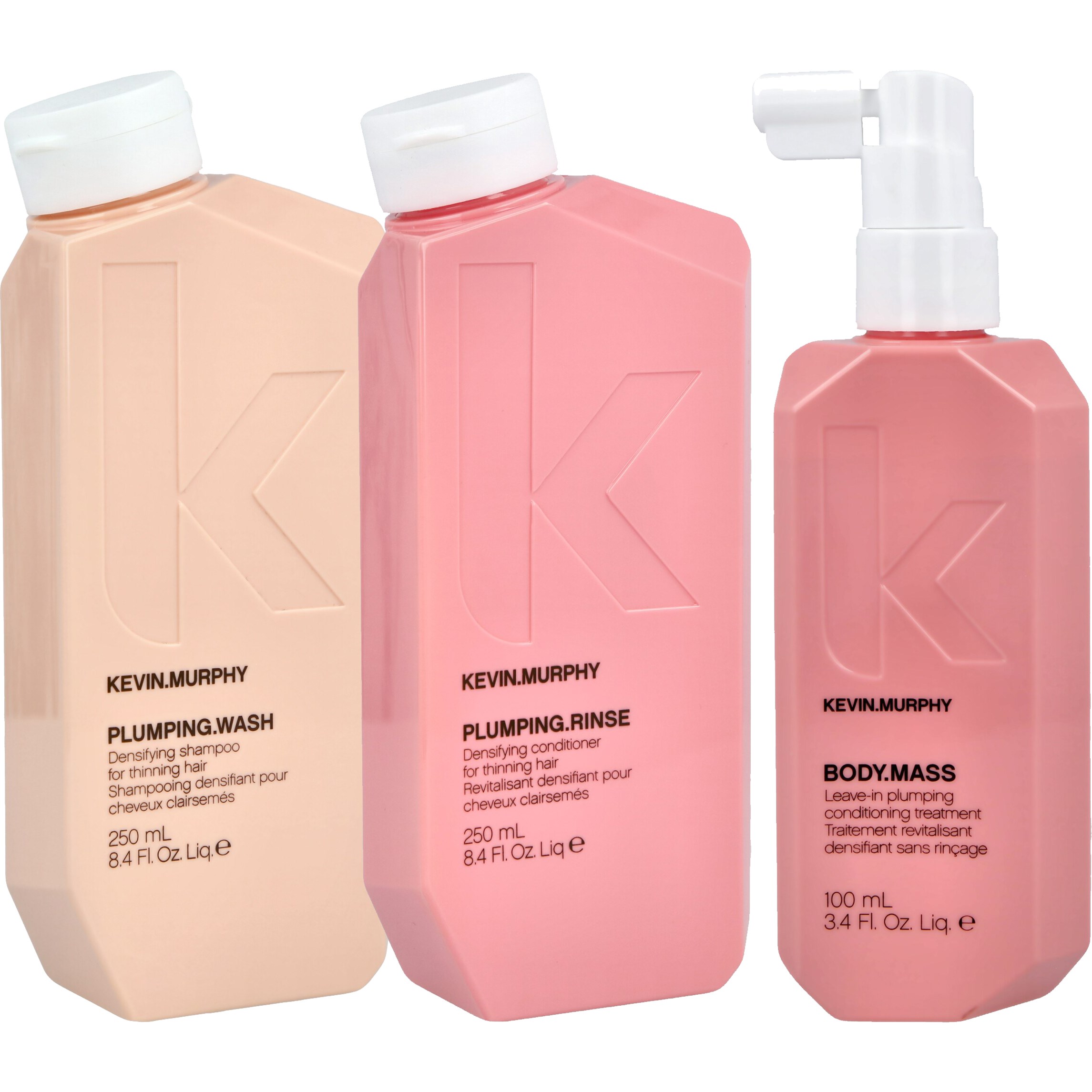 Kevin Murphy Plumping Bundle Wash 250 ml & Rinse 250 ml & Body Ma