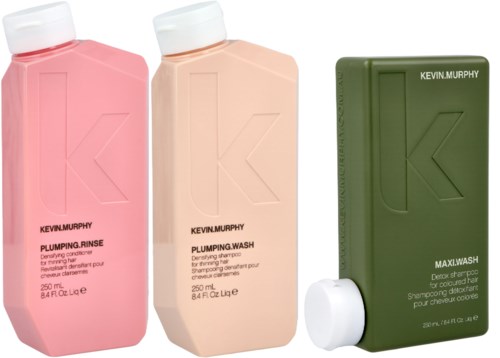 Kevin Murphy Plumping Bundle Wash 250 ml & Rinse 250 ml & Detox Wash 250 ml