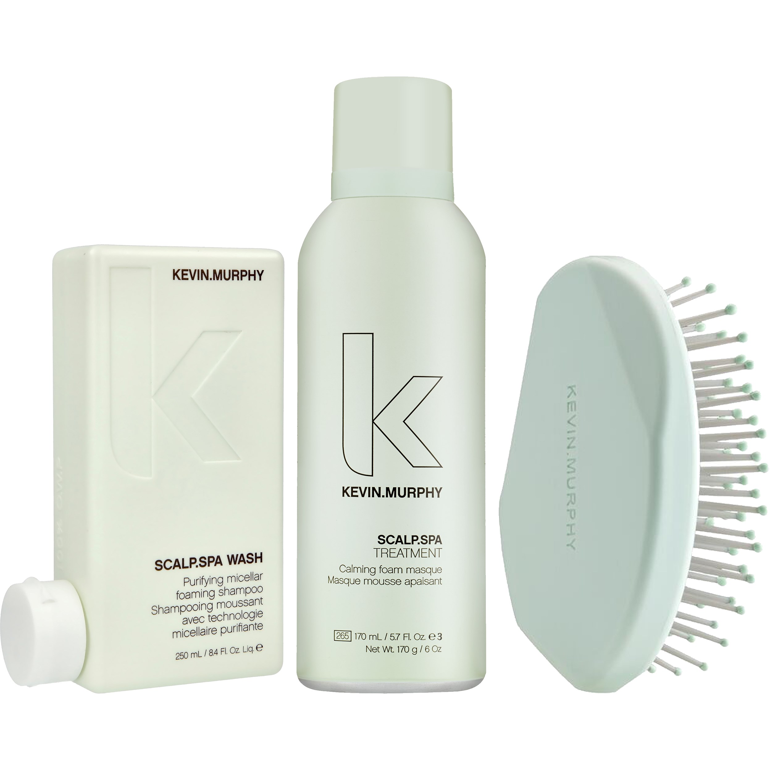 Kevin Murphy Scalp Spa Bundle Wash 250 ml & Treatment 170 ml & Brush