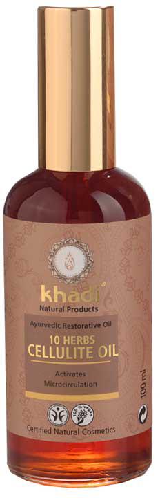 Khadi Ayurvedic Body Oil 10 Herbs Cellulite 100ml