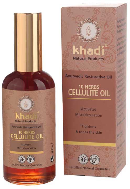 Khadi Ayurvedic Body Oil 10 Herbs Cellulite 100ml