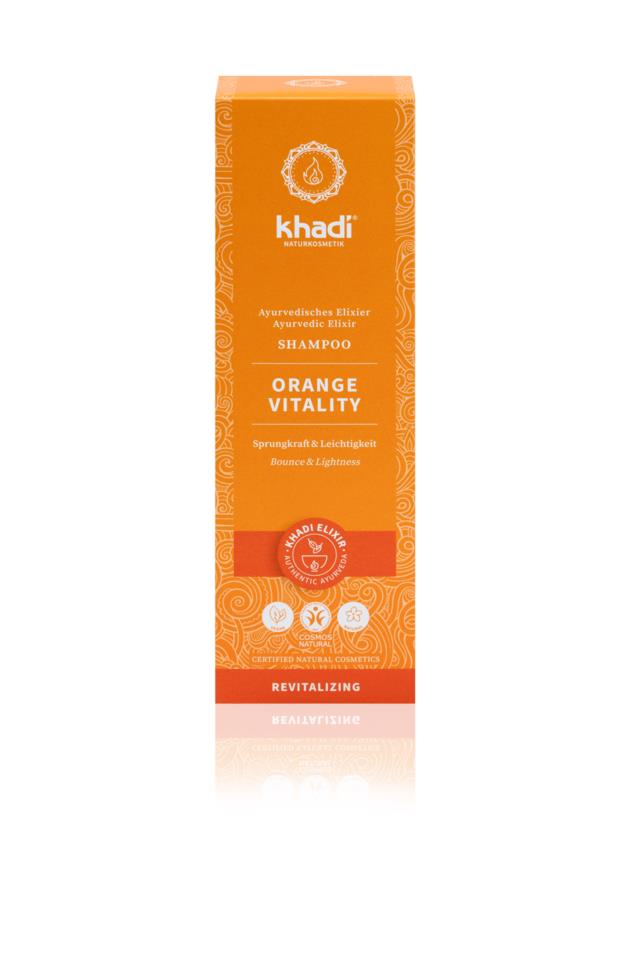 Khadi Ayurvedic Elixir Shampoo Orange Vitality 200ml