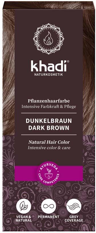 Khadi Herbal Hair Colour Dark Brown 100 g