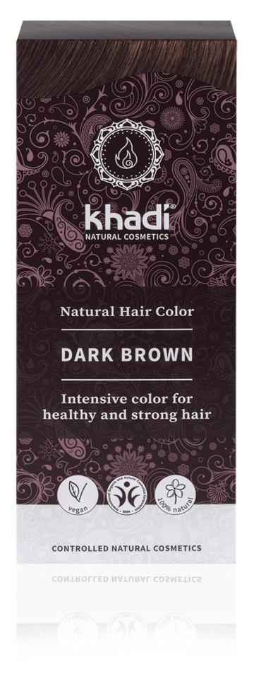 Khadi Herbal Hair Colour Dark Brown 100ml