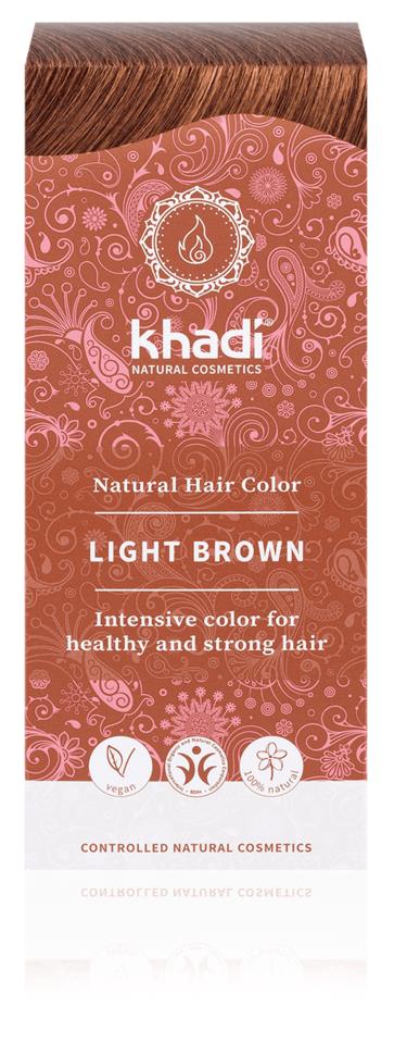 Khadi Herbal Hair Colour Light Brown 100 g