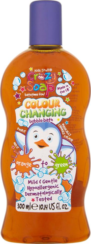 Kids Stuff Crazy Bubble Bath Orange to Green 300 ml