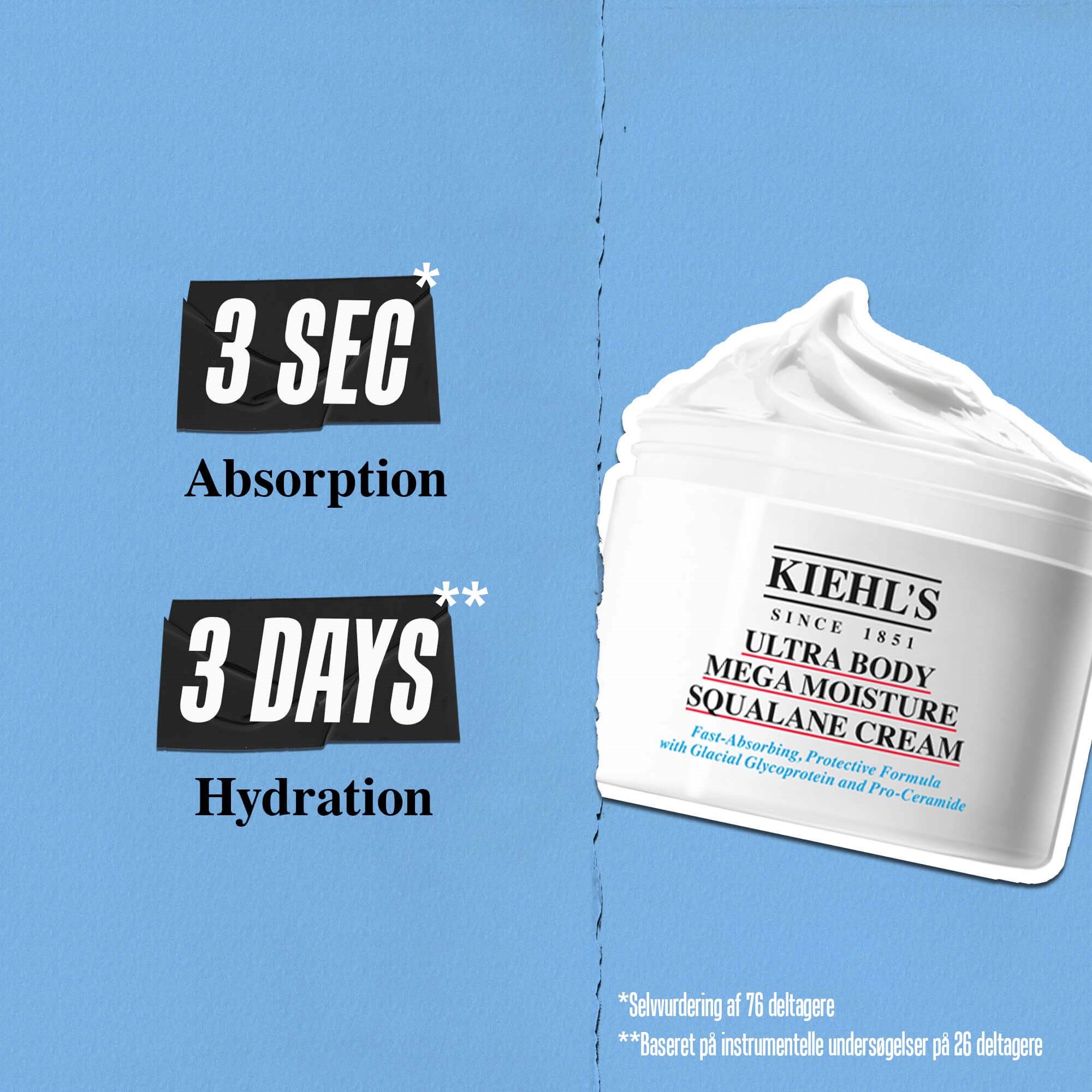 Kiehl's Ultra Body Mega Moisture Squalane Cream 250 ml (obrázok 3)