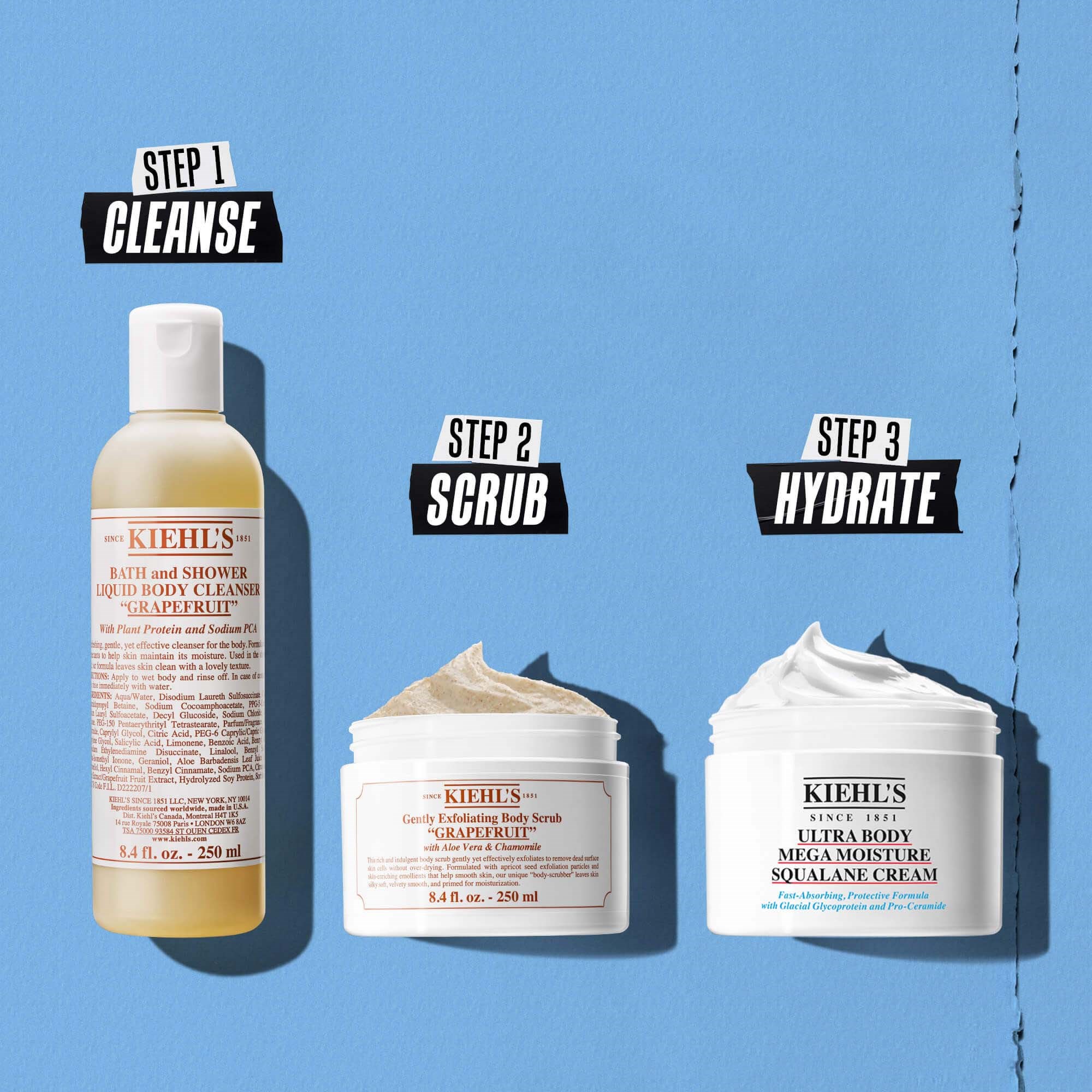 Kiehl's Ultra Body Mega Moisture Squalane Cream 250 ml (obrázok 6)