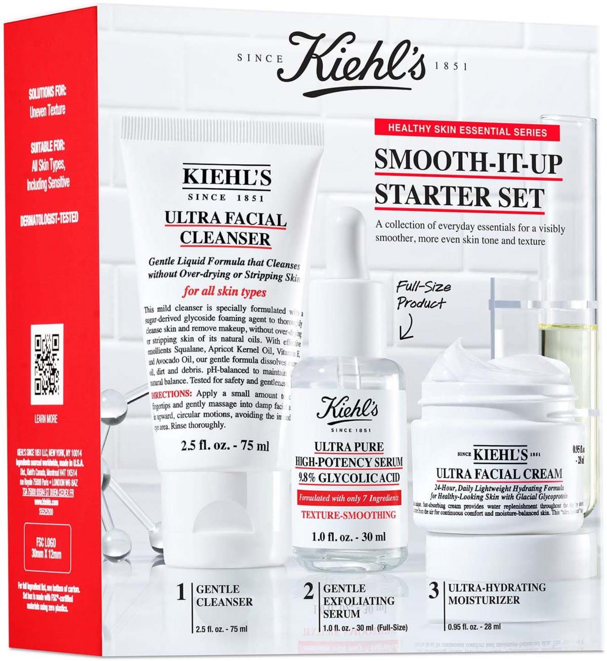 Kiehl's Ultra Facial SmoothItUp Starter Set