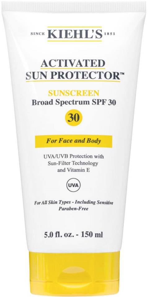 Kiehl's Activated Sun Protector Body SPF 50 150ml