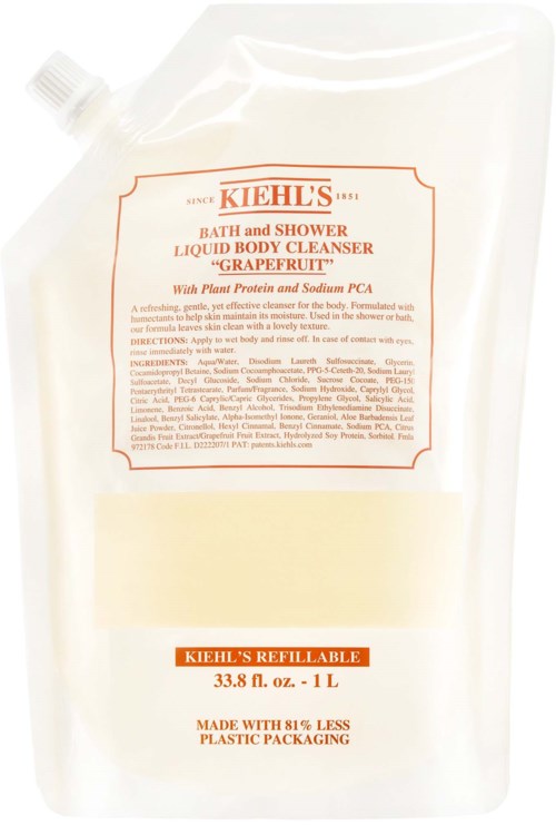 Kiehl's Bath and Shower Grapefruit Refill 1000 ml