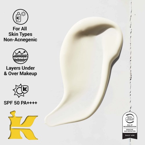 Ihotuotte kaikille ihotyypeille, ei-akneistava, SPF 50, päivittäiseen käyttöön.