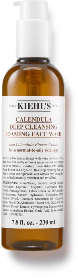 Kiehls Calendula Deep Cleansing Foaming Face Wash 230 ml