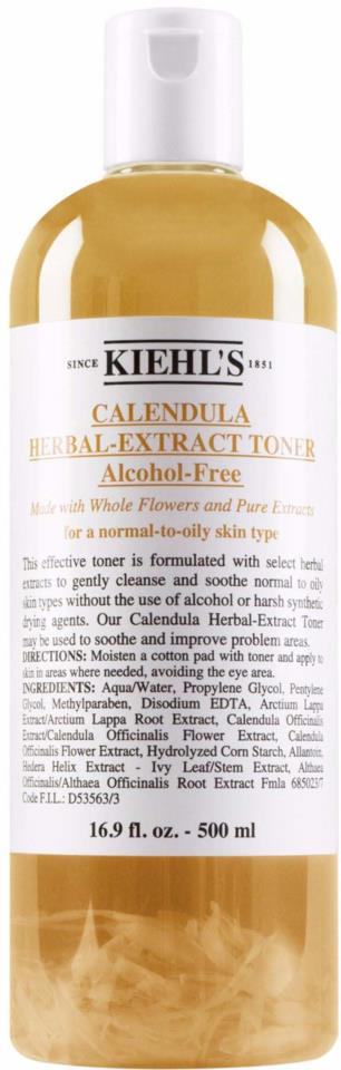 Kiehls Calendula Herbal Extract Alcohol-Free Toner 500 ml