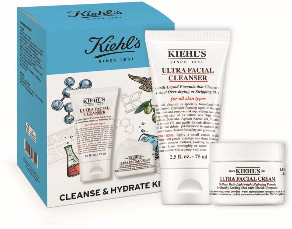 Kiehl's Cleanser & Hydrate Kit