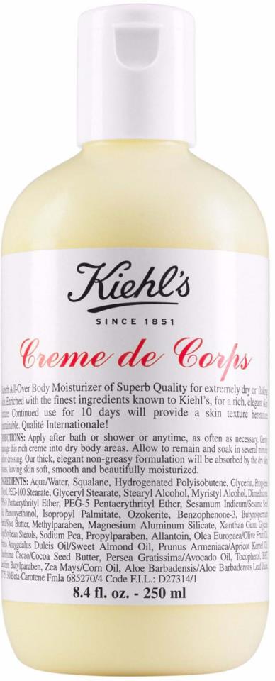 Kiehl's Creme de Corps Hydrating Body Moisturizer 250 ml