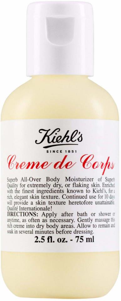 Kiehl's Creme de Corps Hydrating Body Moisturizer 75ml