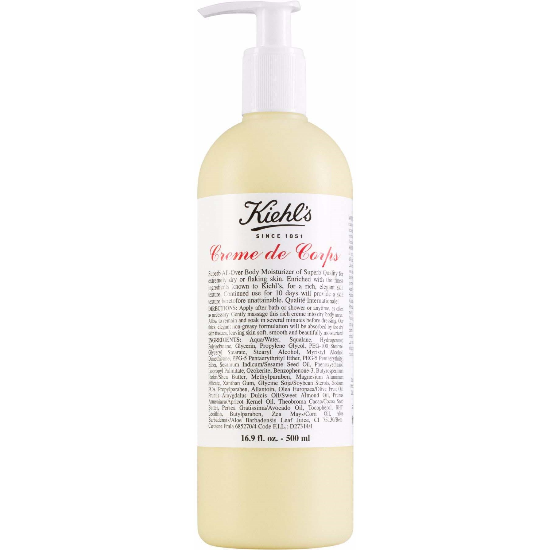 Kiehl's Creme de Corps Pump 500 ml billede