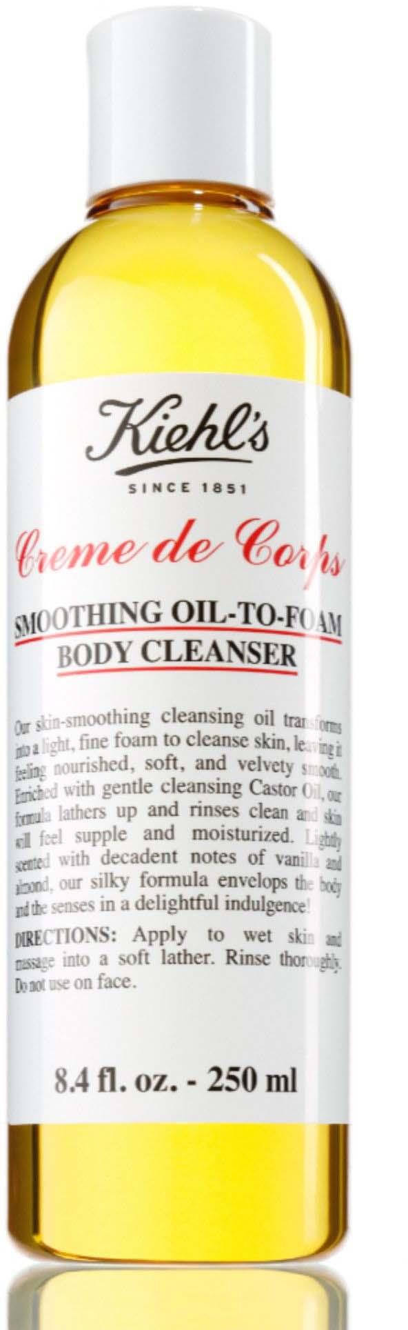 Kiehl's Creme de Corps Smoothing Oil to Foam Body Cleanser 250 ml