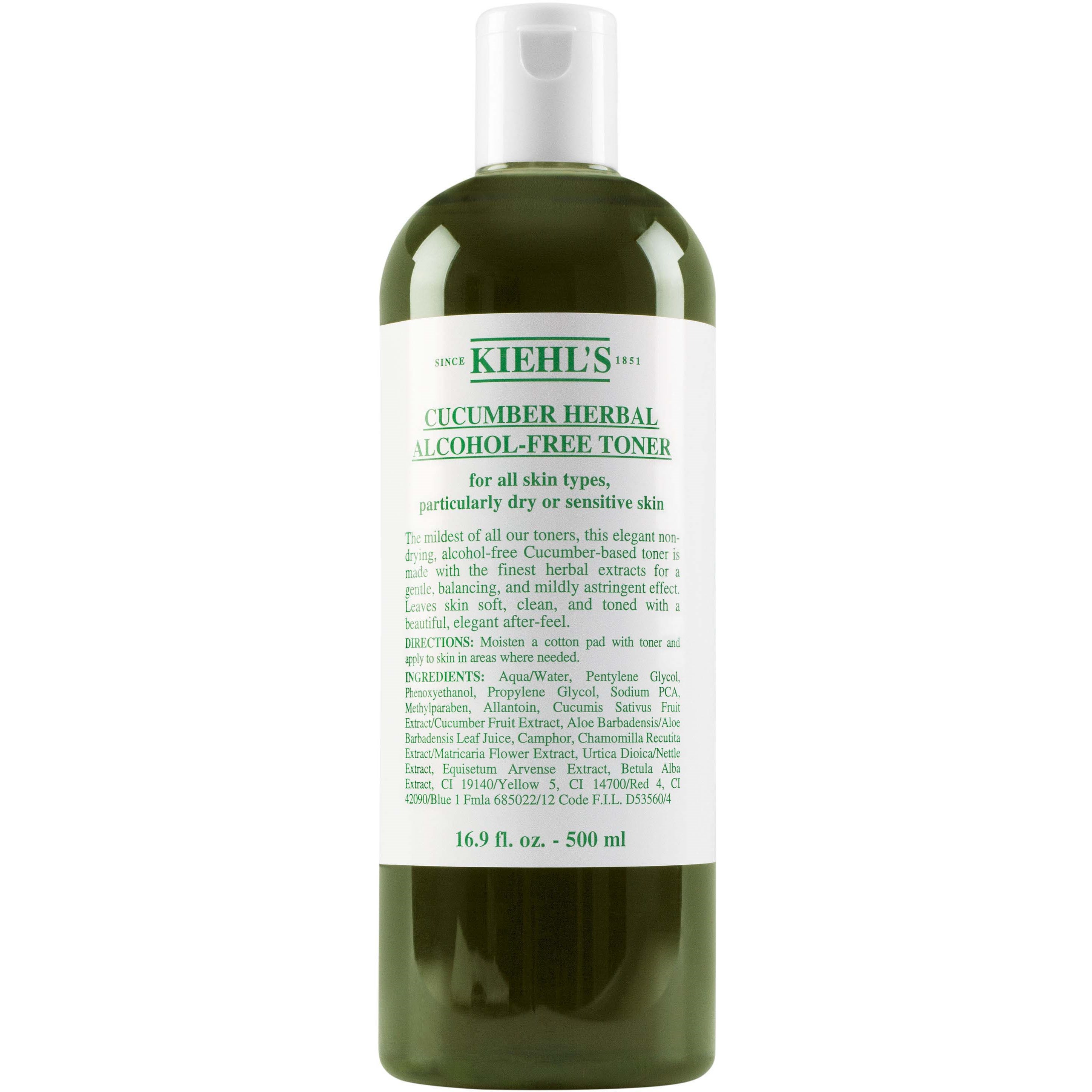 Kiehl`s Veido tonikas Kiehls Cucumber Herbal Alcohol Free 250 ml