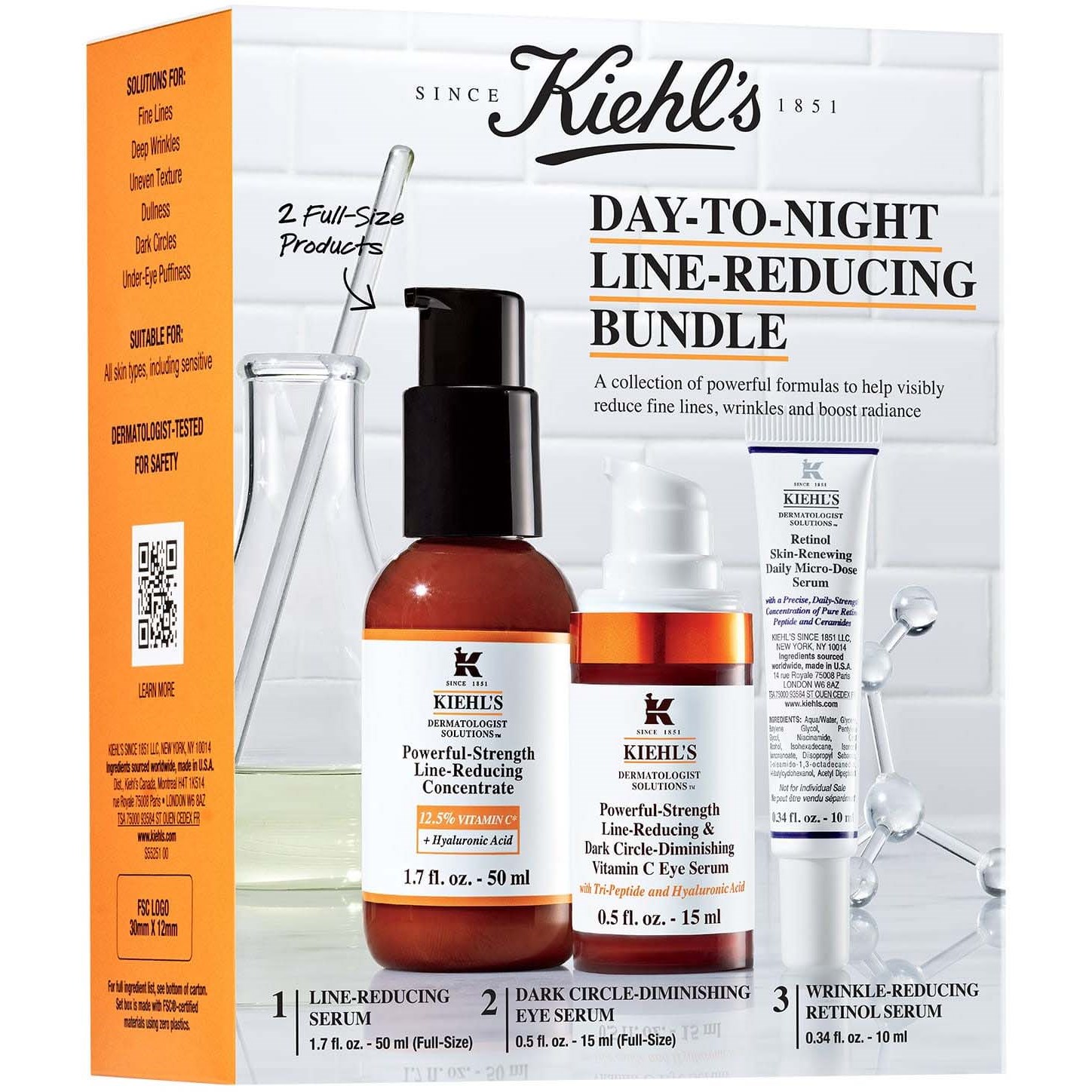 Kiehl’s Day-to-Night Line-reducing Bundle